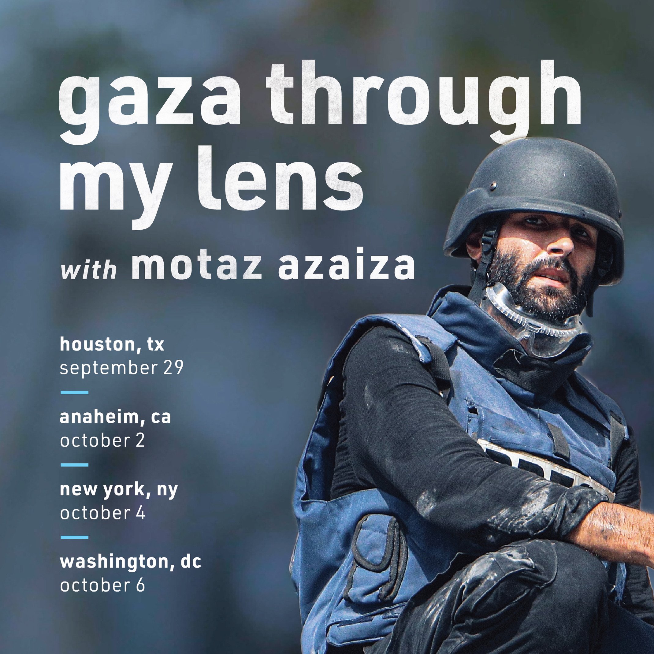 Gaza Through My Lens tour with Motaz Azaiza